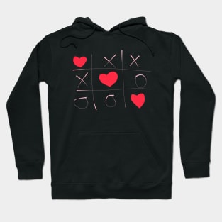 Valentine's Tic Tac Toe Hoodie